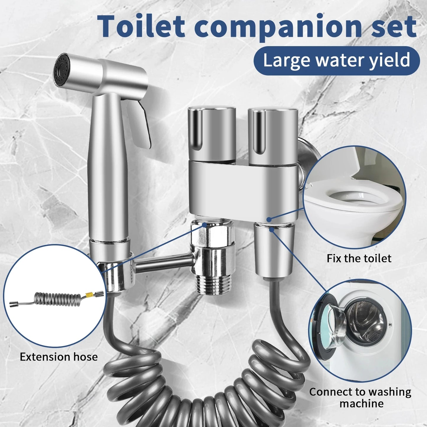 WALL WUDU & ISTINJA BIDET SPRAYER