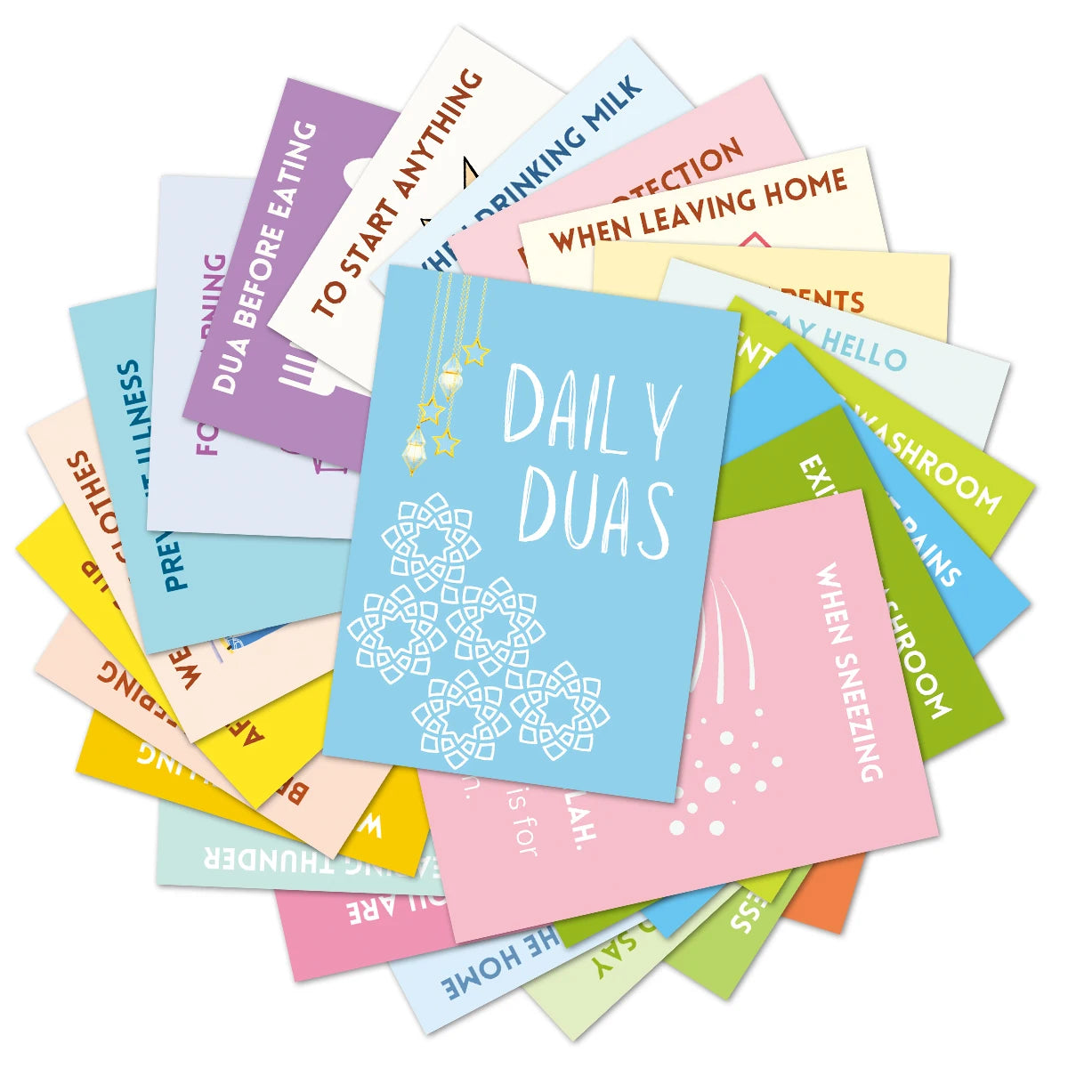 DUA DAILY PRAYER CARDS SET