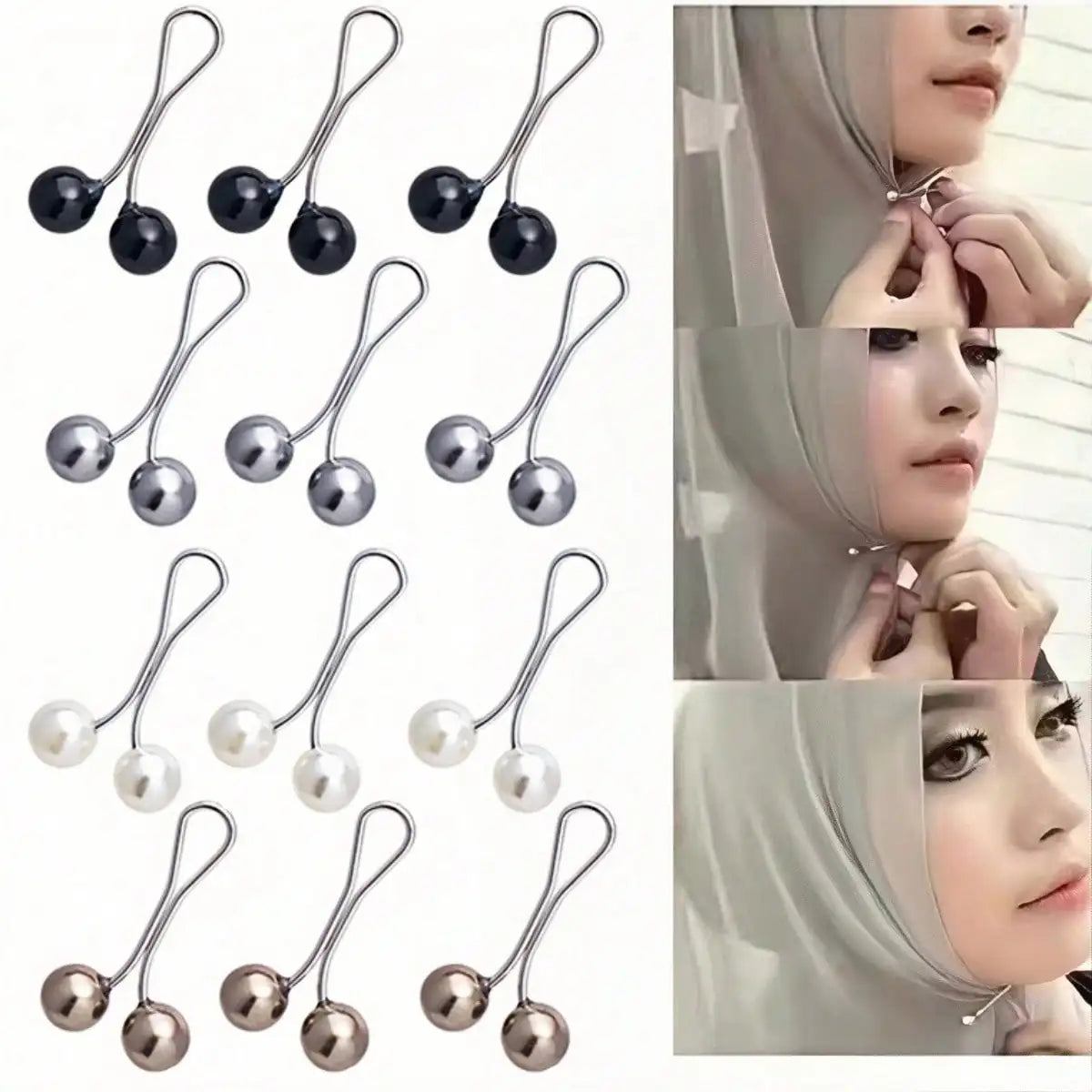 LULU PEARL HIJAB PINS SET