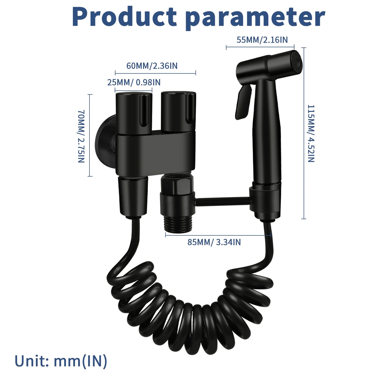 WALL WUDU & ISTINJA BIDET SPRAYER